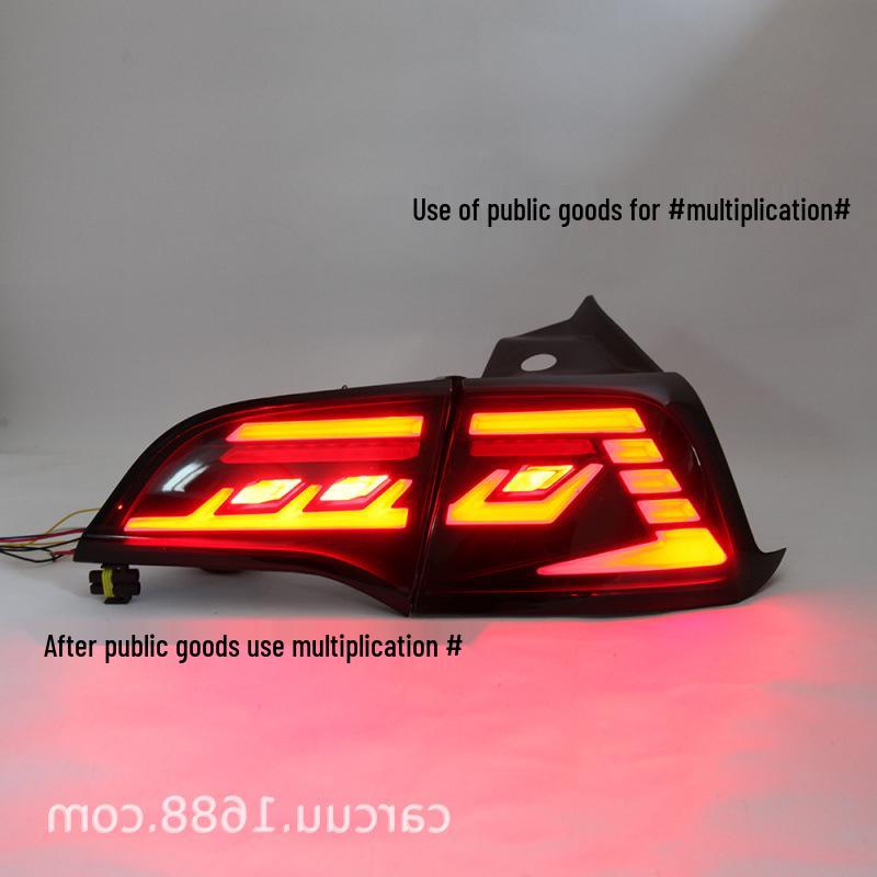 Tesla Model 3/Y Taillight Assembly: Enhanced Daytime Running Light & Flowing Turn Signal