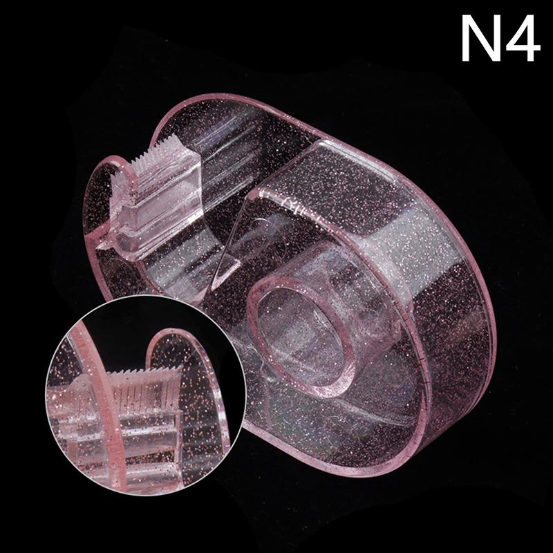 Wimpernverlängerungsbandhalter Basis Wimpernklebebandschneider Spender Pfropfen Wimpernplastikband Schneiden Make-up-Zubehör Werkzeuge