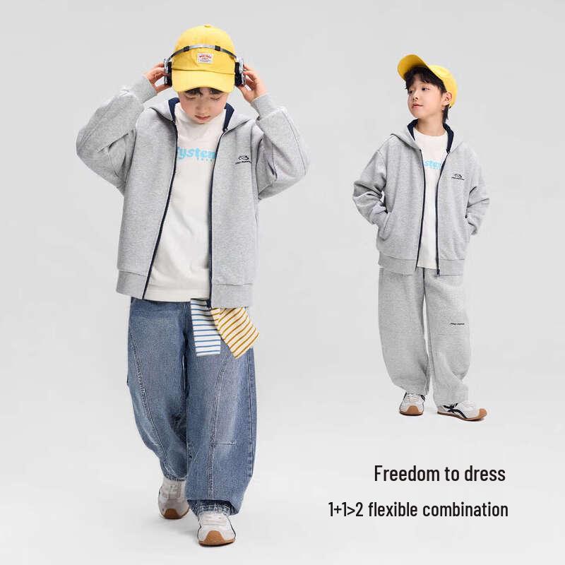 Zuoxi Boys Hooded Athletic Sportswear Set 150