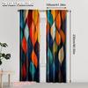 2pcs, Curtains&Window Treatment 2D print Abstract Leaf Versatile Durable Polyester (without rod) Decorations Clearance Ldeal for