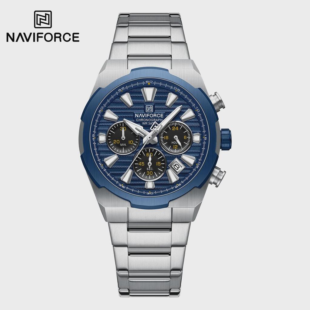 Mens Watches Stainless Steel Watch Waterproof Luxury Quartz Clock Chronograph Luminous Wristwatches Relogio Masculino