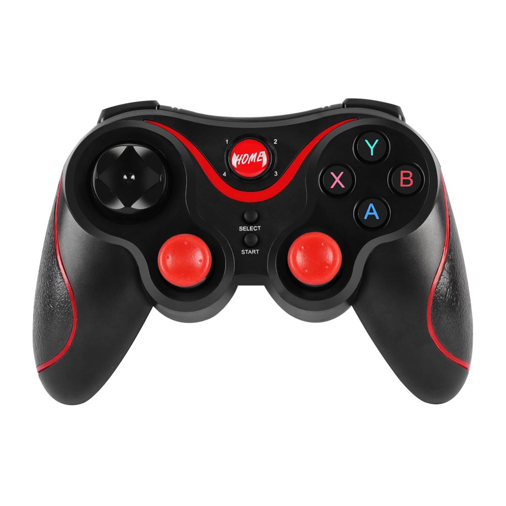 

GAMINJA беспроводной Bluetooth игровой контроллер для ПК мобильный телефон TV BOX компьютер планшет джойстик геймпад держатель джойстика чёрный