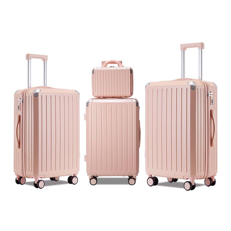 24-Inch Multi-Functional Silent Wheel Suitcase Set - Large Capacity Luggage