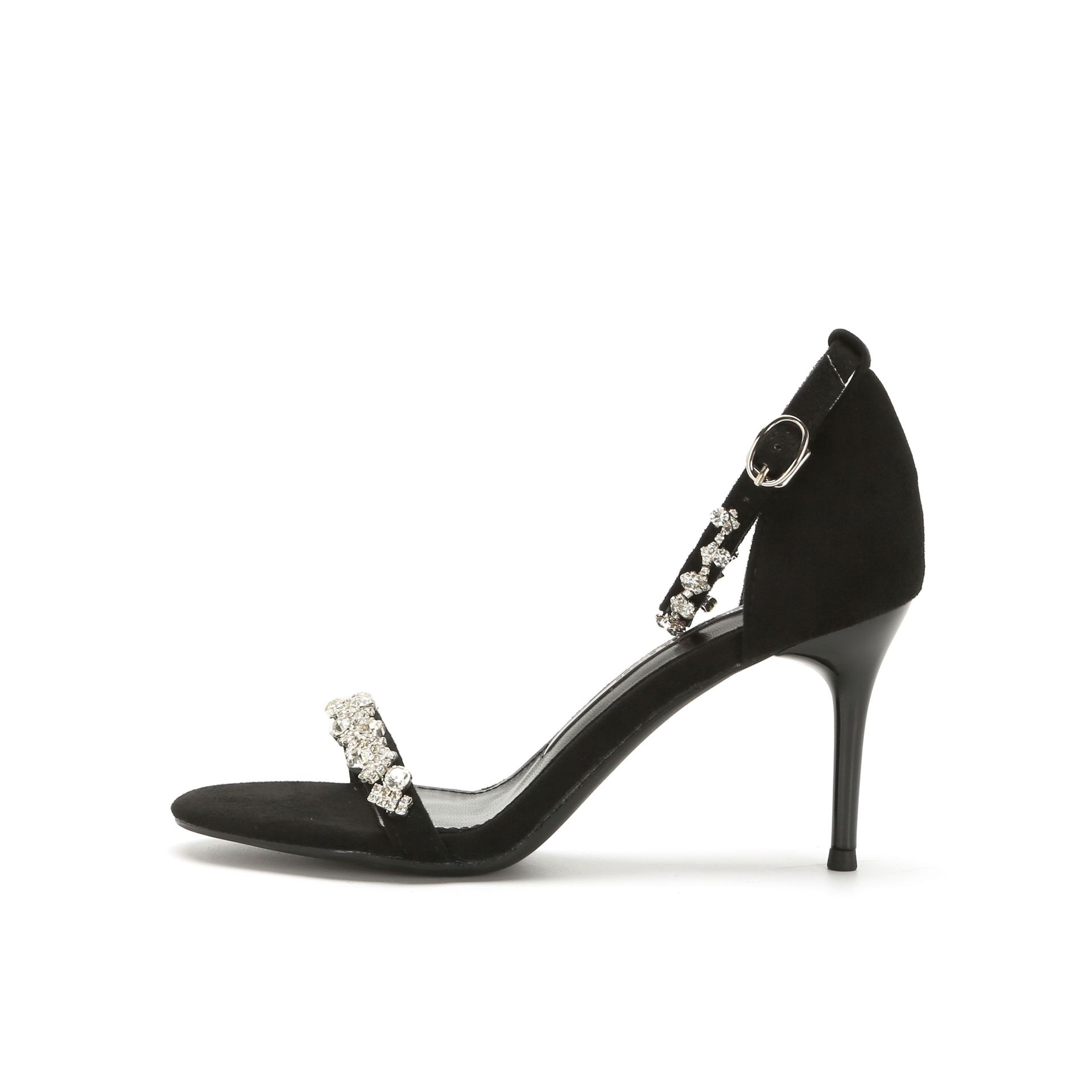 

Замша Интернет знаменитость дизайн чувство ниша стразы цепь сексуальные сандалии открытый носок темперамент фея 40