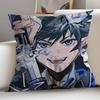 Blue Exorcist Cushion Cover Pillowcase Upholstery Sofa Throw Pillow Home Decor Pillowcas