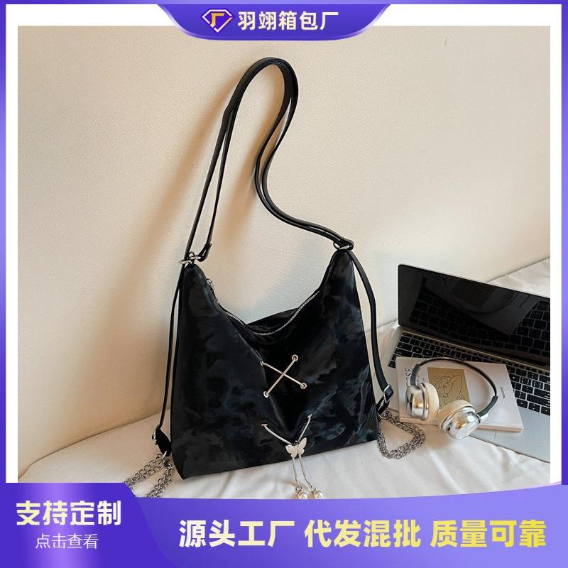 Tote Bag Women's Large-capacity New Summer Versatile Shoulder Messenger Bag Chain Multi-functional Backpack
