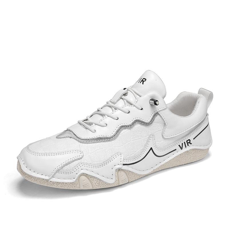 

Мужская обувь Doudou больших размеров, новые низкие туфли ручной работы Octopus, модная универсальная повседневная обувь для мужчин 38