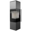 Wood Burning Steel Stove KRATKI REN/M Left Ø 150 7 kW Self Closing Door