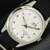 VINTAGE HMT JANATA HAND-WINDING INDIAN MENS ARABIC WHITE DIAL WATCH A440984-4 HT-a440984