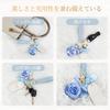 SENJWARM Preserved Flower Keychain, Never Withers, Gift for Women and Female Friends, Popular Mother's Day Gift, Girlfriend, Wife, Wedding Gift,