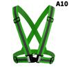 Highlight Reflective Straps Night Running Riding Clothing Vest Adjustable Safety Vest Elastic Band For Adults And Children