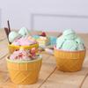 1Set  Kids Ice Cream Bowl Spoon Set Durable Children Gifts Lovely Dessert Bowl DIY Ice Cream Tools Icecream Bowl+spoon