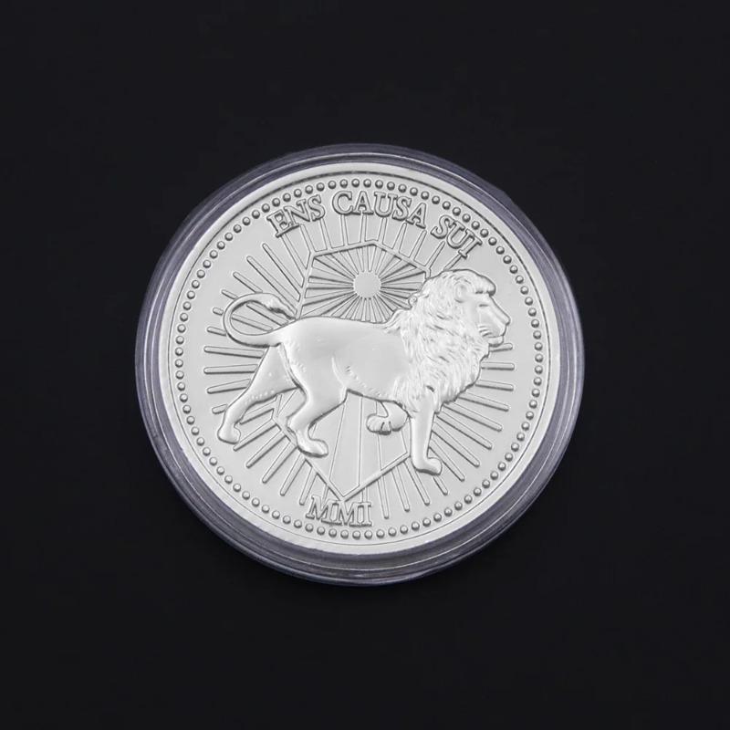 Movie John Wick Continental Hotel Coins Cosplay Keanu Reeves Hotel Metal Coin with Box for Fans Collection Gift Costume Props