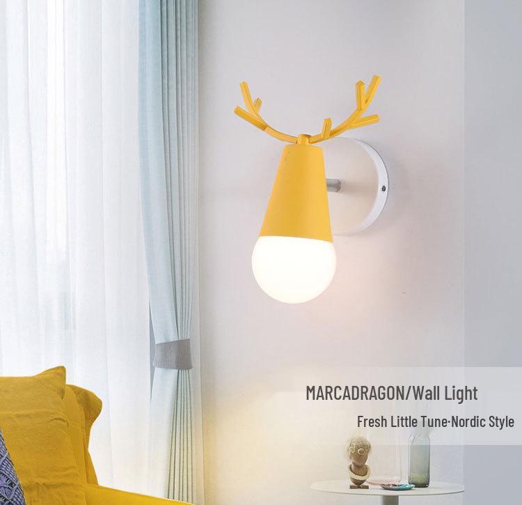 Modern Nordic Wall Lamp: Stylish Lighting for Bedroom, Living Room, Bar, or Staircase