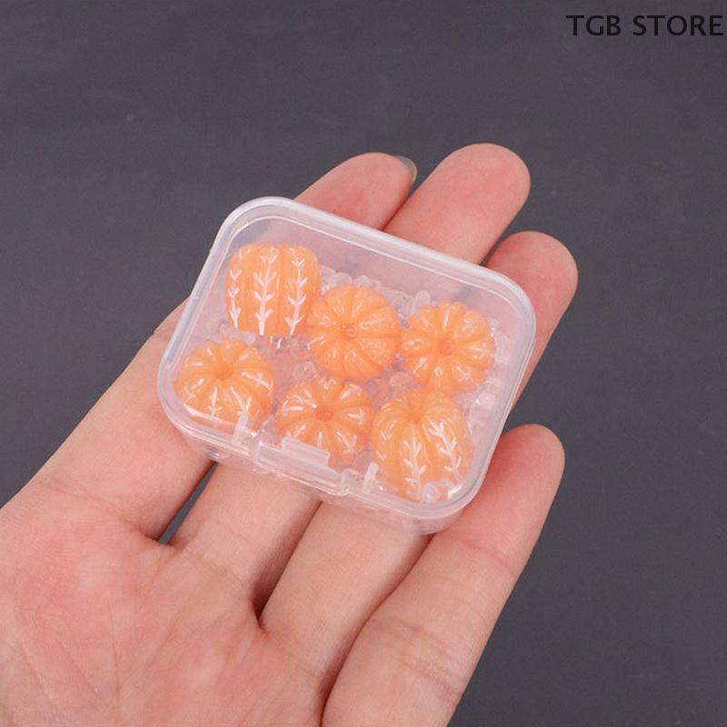 2Set Dollhouse Simulation Ice Orange Lunch Box Model Miniature Food Toys DIY Kitchen Scene Mini Ornaments Dollhouse Decoration