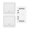 433MHz Wireless Switch Remote Control Double Control Panel Relay Transmitter AC85‑250V