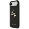 Guess Grained Big 4G & Classic Logo case for iPhone Air black