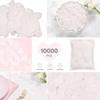10000PCS White Heart Shaped Confetti 2.5cm Party Table Scatter  Bridal Shower