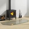 VidaXL Glass Plate for Hexagonal Fireplace 120x50 Cm 324137