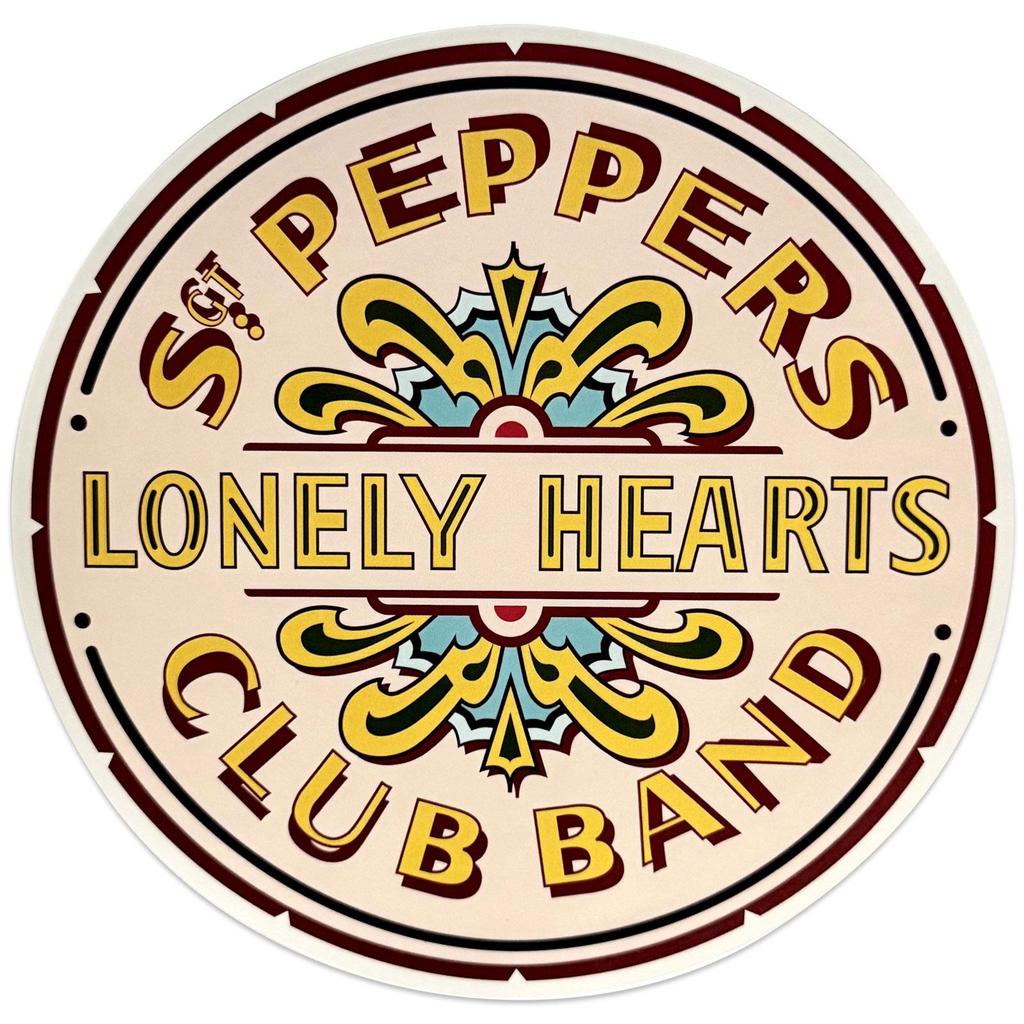 The Beatles Sgt Pepper Drum Sticker