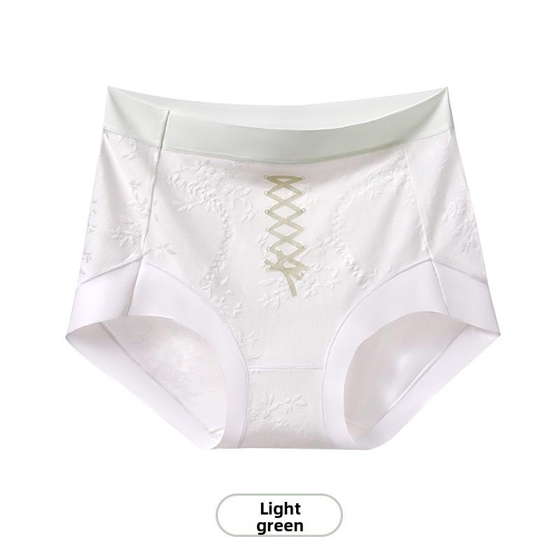 Women's Summer 10A Anti  Bacterial No Traces Breathable No Hip High Waist Briefs