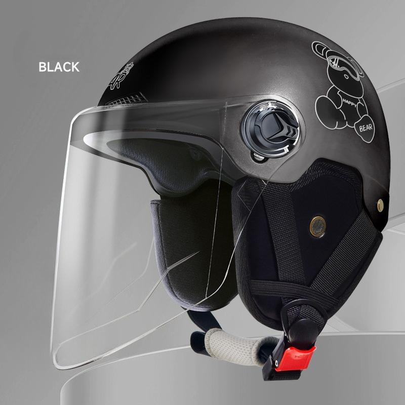 Electric Vehicle Four-season Helmet Motorcycle Helmet Summer Sun Protection Women's Helmet Men's Electric Vehicle Half Helmet