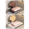 1/2pcs Suction Cup Bathroom Soap Dish Punch-free Shower Soap Holder  for Kitchen Sink