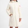 Armani Exchange FW22 Solid Color Quilted Detachable Hood Mid-Length Cotton Coat Women coats 6LYK04-YNVUZ-1130