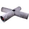Cat Tunnel Tube for S, Cat Toys Collapsible, Kitty Tunnel Toy for Puppy, Kitten, Rabbit, Gray