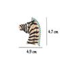 Vintage Metal Zebra Animal Brooches Middle Size Animals Lapel Pin Funny Jewelry Gift For Friends Unisex Overcoat Accessories