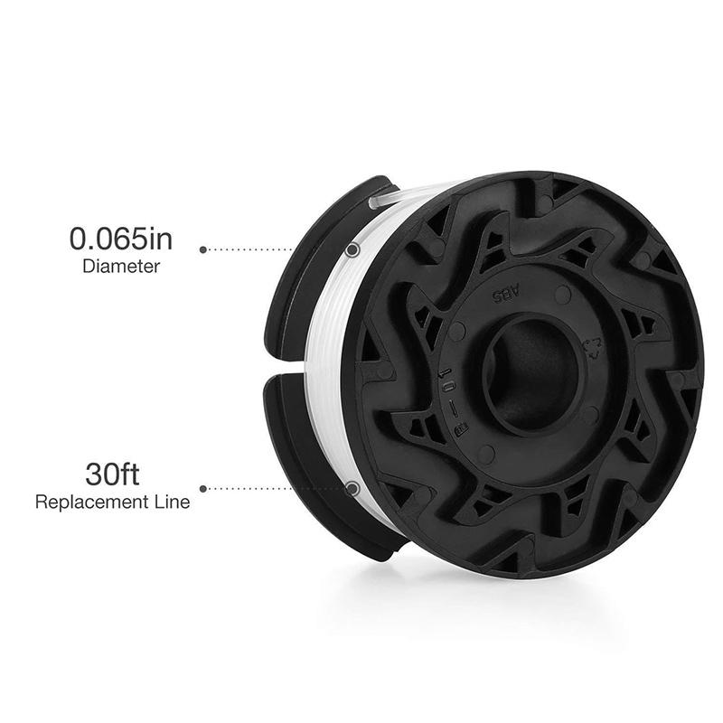 Wire Trimmer Replacement Spool 30Ft 0.065 Inch Linear Trimmer Line Reel R2R3