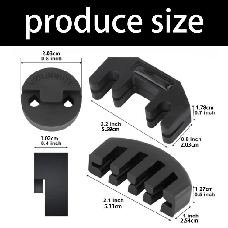 Heavy Duty Violin Mutes Claws Style Violin Practice Mutes Replacement Violin Mutes Silencers for Violin/viola Accessories
