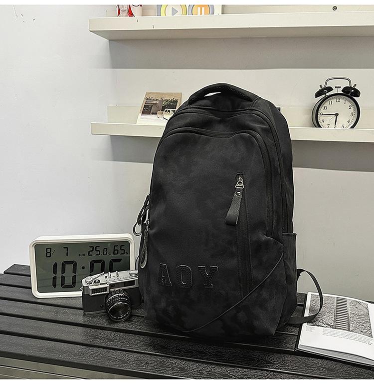 School bag high value dark lines gradual change color junior high school students lightweight versatile leisure outdoor