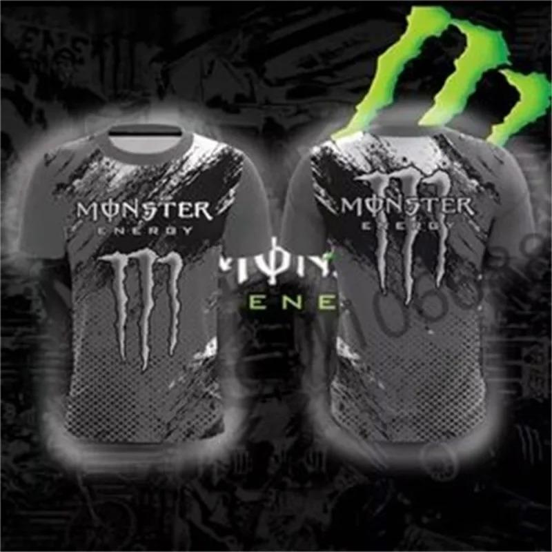 

Adult Monster Energy 3D Printed Men s Sport T-Shirt for Outdoor Fitness, Leisure and Casual Sports Short-Sleeved Shirt 6XL