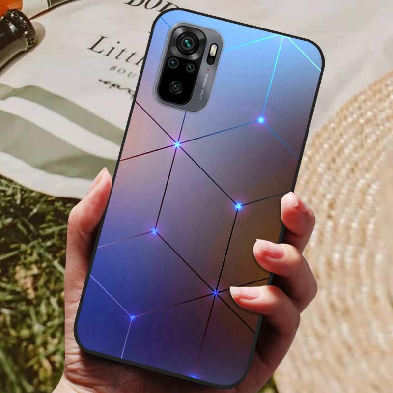 

Для Xiaomi Redmi Note 10 Чохол 4G 5G Обкладинка Для Redmi Note 10 Pro Global Телефон Задня Кришка для Redmi Note10 Pro 10S Бампер Funda Redmi Note 10 Pro