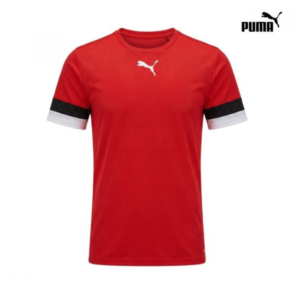 Puma Men S teamriSe jerSey Football Training Short Sleeve Top 100L