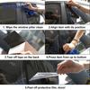 For TOYOTA COROLLA -2024 Car Window Door Column B C Pillar Post Trim Cover Gloss Black PC Sticker Carbon Pattern Accessories