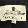Jujin Plaza / Zweiteiler / Rockkostüm unterhalb des Knies [Damen 40 / L / Schwarz] Voll gefütterte formelle Jacke(GEBRAUCHT)