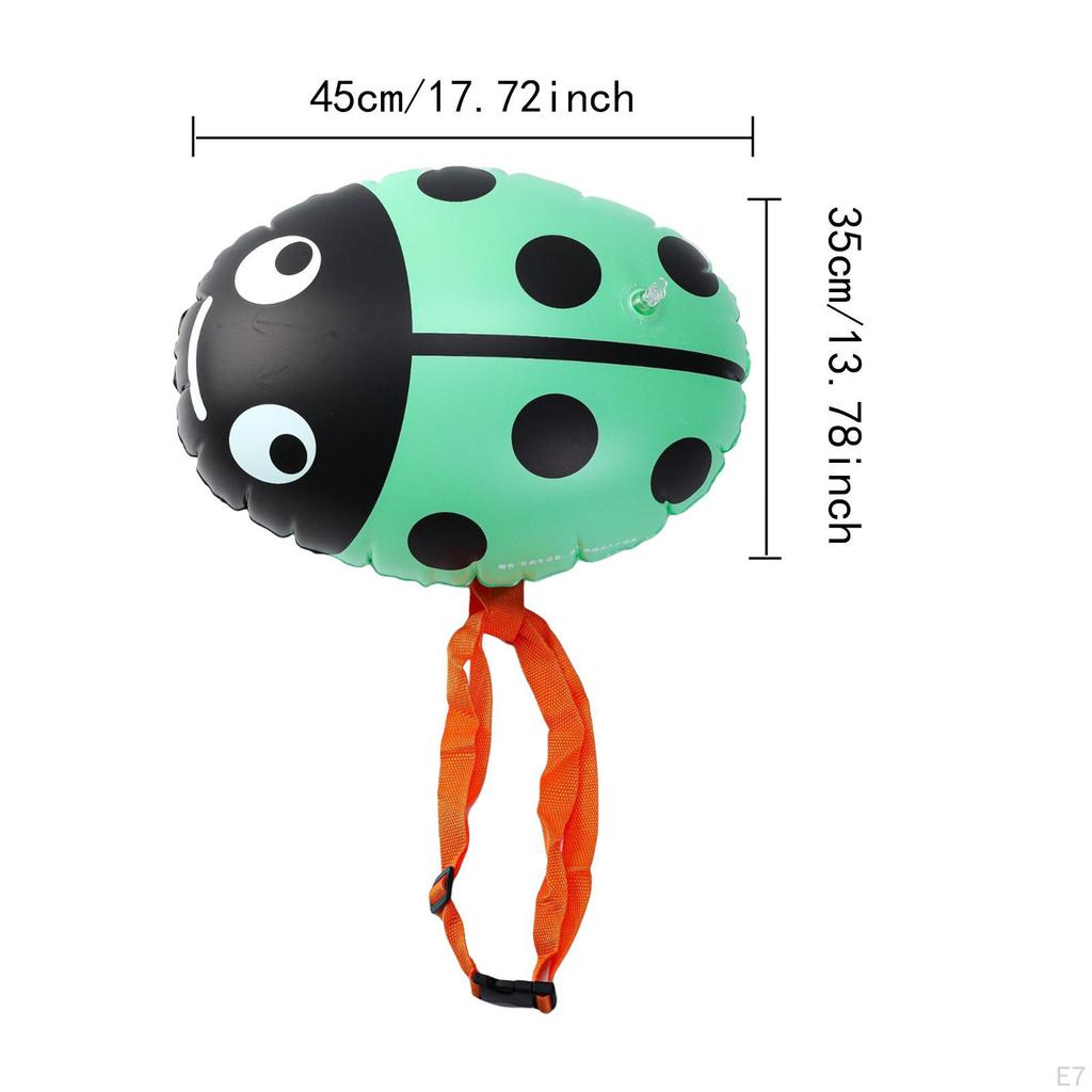 Swim Buoy for Open Water Swimming Belt Bubble Float with Adjustable Waist