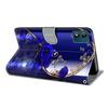 Carteira de couro PU borboleta dourada rosa azul com moldura para foto capa para iPhone Samsung Huawei Honor Xiaomi Redmi Oppo Sony Motorola Nokia Google