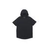 Under Armour Project Rock Charged Cotton Short Sleeve Hoodie Men Tops Black 1351525-001