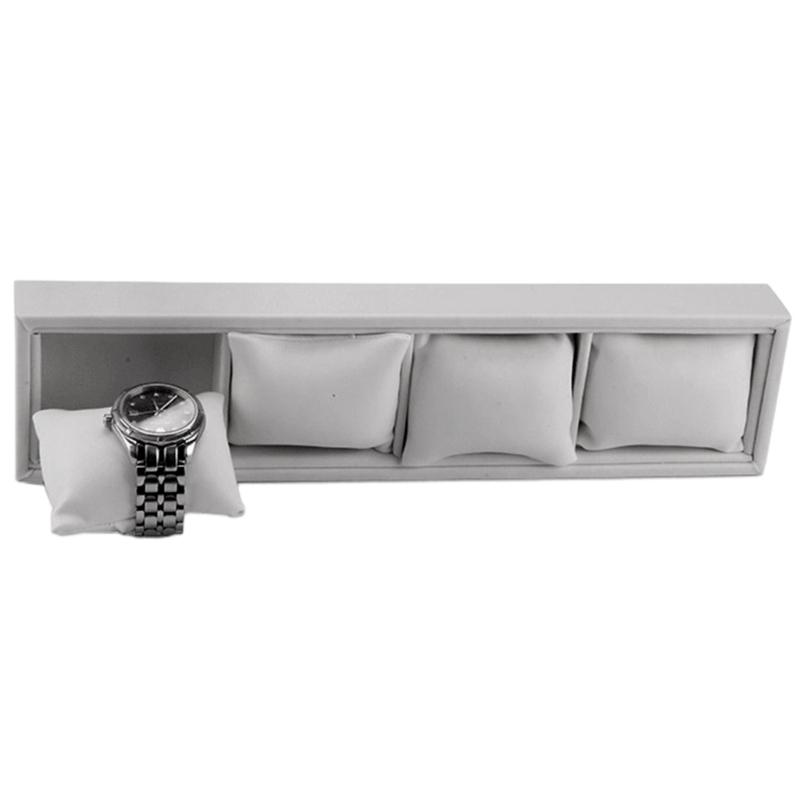 Elegant Jewelry Display Box Watch Box 4 Grids Bangle Box Watch Storage Holder Watch Organizers for Watches and Bracelets