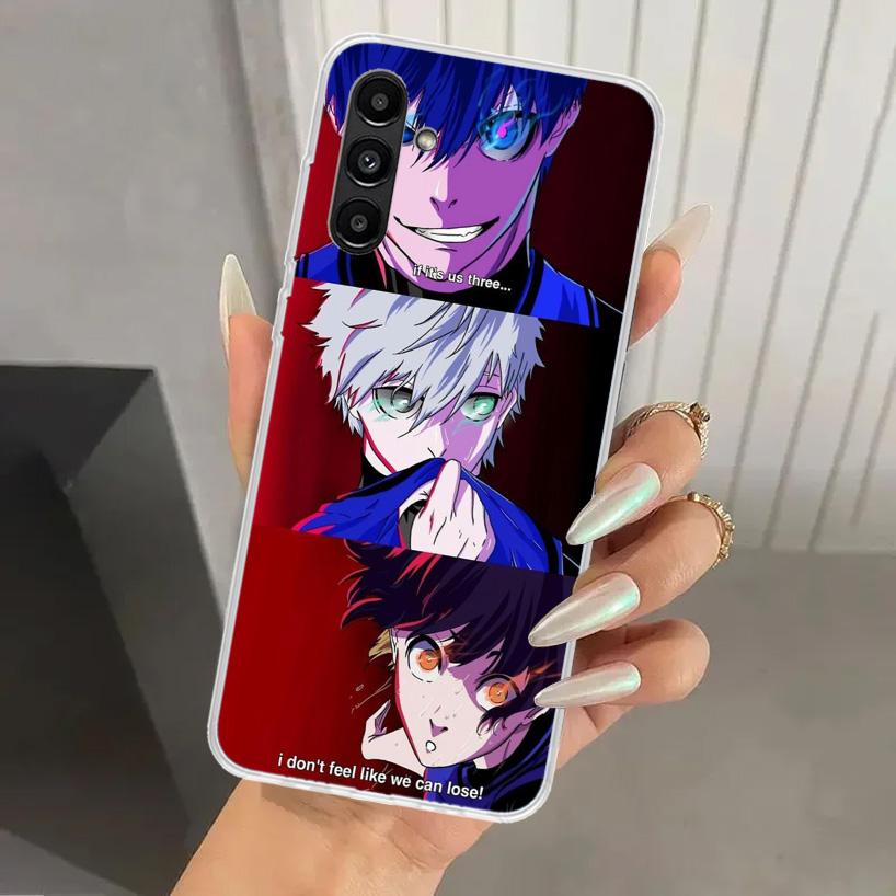 Blue Lock Football Anime Phone Case for Samsung Galaxy A17 A16 A37 A26 A36 A57 A56 A15 A25 A35 A55 A14 A24 A34 A54 A13 A23 A33 A