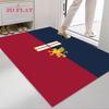 Genoa C.F.C. poster Poster Carpet Rug for Living Room Bedroom Home Sofa Decoration,Kids play Nonslip Floor Mat