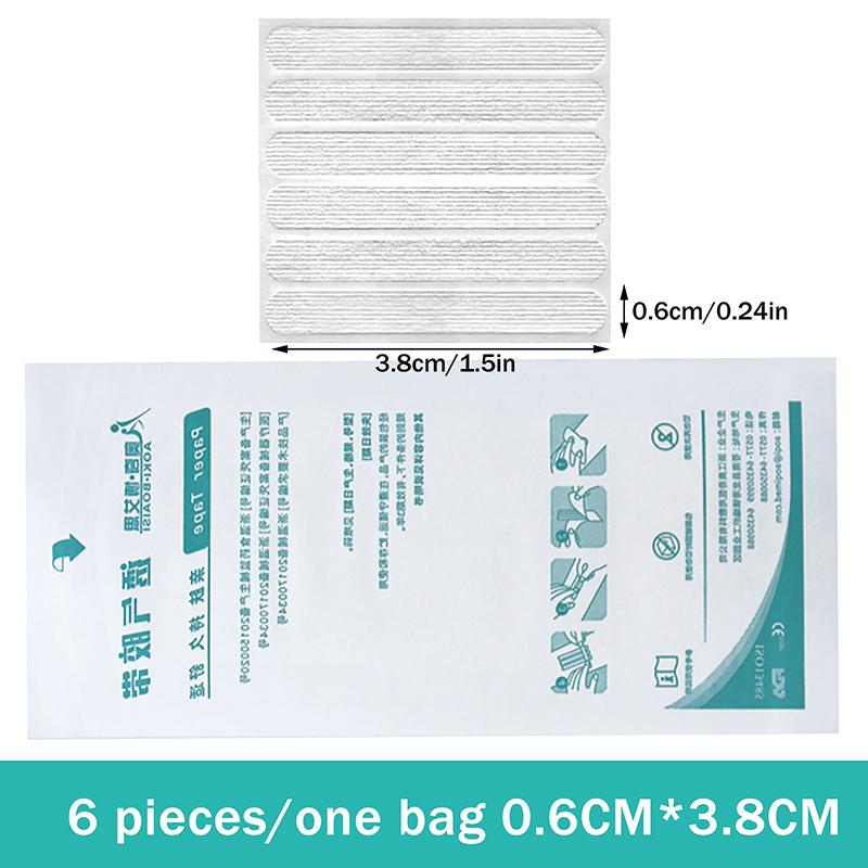 3/5/6Pcs Wound Closure Tape Adhesive Sterile Medical Bandage Strip Skin Repair First Aid Kit Surgical Breathable Tape