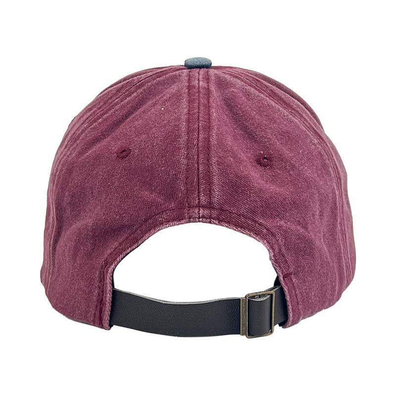 Trendy Patchwork Baseball Cap for Men, Japanese Style Plain Duckbill Cap, Korean Style Fashionable Sun Hat for Women