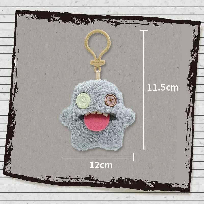 Fuggler Lustiges hässliches Monster Plüsch Schlüsselanhänger 12CM Niedliche Stoffpuppen Kawaii Geschenke für Kinder