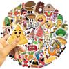 50 Funny Fruit Food Graffiti Stickers Guitar Laptop Suitcase DIY Waterproof Stickers