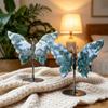 Natuurlijke Kristal Vlinder Beeldje Handgesneden Edelsteen Dier Beeldje Huisdecoratie Genezende Energie Ornament