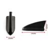 Universal Black Car Supplies Refit Pieces Car Tail Decorate Bumper Shark Fin Black Wind Knife Tail Car Model Accessories